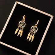🔥Dreamcatcher Crystal Charm Earrings