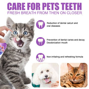 Teeth Cleaning Spray for Pet, Eliminate Bad Breath, Targets Tartar & Plaque