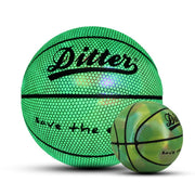 Holographic Reflective Glowing Basketball🏀\/Soccer⚽\/Football (Rubgy)🏈\/Volleyball🏐\/Baseball⚾