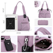 49% OFF🔥Large Capacity Waterproof Multi Pocket Shoulder Bag