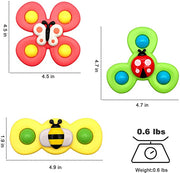 🎉2023 NEW YEAR Hot Sale-Suction Cup Spinner Toys（3 piece set）Buy 2 Free Shipping