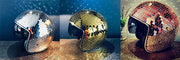 Disco ball Helmet with Retractable Visor