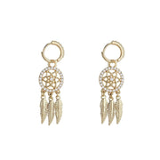 🔥Dreamcatcher Crystal Charm Earrings