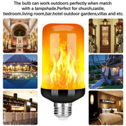 UPGRADE LED FLAME LIGHT BULB