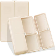 Daily Pill Organizer, 7 Compartments Portable Pill Case Travel Pill Organizer,[Folding Design]Pill Box