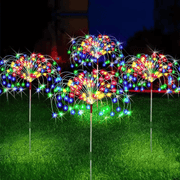 【 49% OFF Sale Ends In Today】- Waterproof  Solar Garden  Fireworks Lamp
