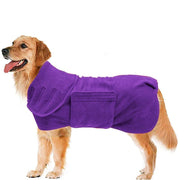 🎄Super absorbent pet bathrobe