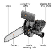 🔥Last Day 49% OFF🔥-ELECTRIC DRILL MODIFIED TO ELECTRIC CHAINSAW DRILL ATTACHMENT