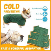 🎄Super absorbent pet bathrobe