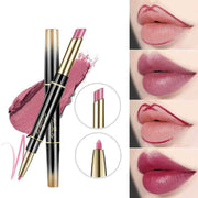 🔥 BIG SALE - HALF PRICE🔥🔥Double ended lipstick Automatic Lip Liner Matte Waterproof Non-fading Non-stick Lipstick