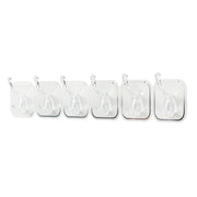 🔥SUMMER HOT SALE 49% OFF🔥MULTIFUNCTIONAL TRANSPARENT 6 HOOKS