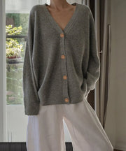 Fall-Winter Stylish Button Oversized Cocoon Cardigan