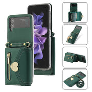 Crossbody Wallet Case of Women for Samsung Galaxy Z Flip3 5G\/ Flip4