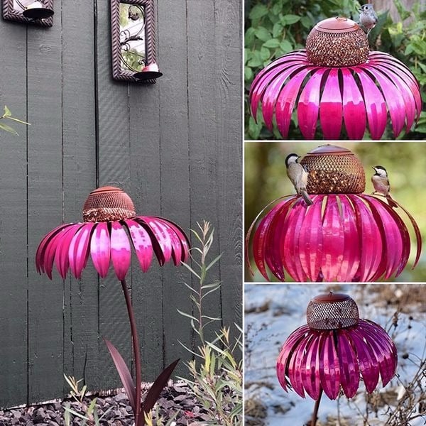 🔥LAST DAY 49% OFF🔥2023 Outdoor Flower Bird Feeder 🌹Spring Decoration💖