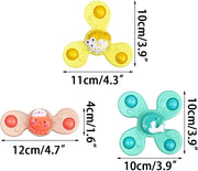 🎉2023 NEW YEAR Hot Sale-Suction Cup Spinner Toys（3 piece set）Buy 2 Free Shipping