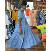 🔥48% OFF 🎁🔥Tiered Midi Dress-Buy 2 Free Shipping