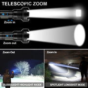 🏠LED Rechargeable Tactical Laser Flashlight