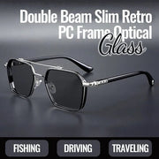 Double Beam Slim Retro PC Frame Optical Glass🔥HOT SALE🔥