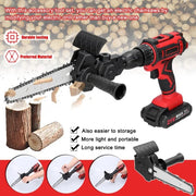 🔥Last Day 49% OFF🔥-ELECTRIC DRILL MODIFIED TO ELECTRIC CHAINSAW DRILL ATTACHMENT