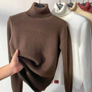🎅New Year Sales 48% OFF🎁Winter fleece thick knitted bottoming shirt