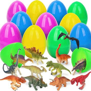 Easter Eggs Filled With Pullback Construction Vehicles, Cute Animals, Dinosaurs, Jewelry pieces and Bunnies