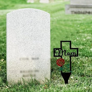 Memorial Day Sale 47%OFF - Cemetery Memorial Cross Stake for Parents