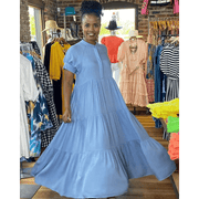 🔥48% OFF 🎁🔥Tiered Midi Dress-Buy 2 Free Shipping