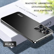NEW Metal Frame Magnetic Matte Case Cover for Samsung