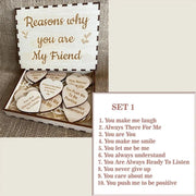 🔥 BIG SALE - HALF PRICE🔥🔥"Reasons Why You Are My Friend" Friendship Gift