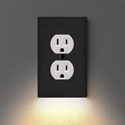 Outlet Wall Plate With Night Lights-No Batteries or Wires