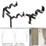 NO DRILL CURTAIN ROD BRACKETS HOLDERS
