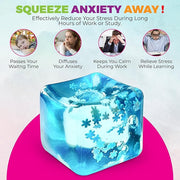 Stress Balls Ice Cube with Snowflakes Inside for Your Best Mellow and Chill