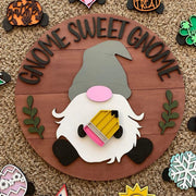 🎉 Last Day Promotion-47% OFF 🎉-Cute 3D Seasonal Interchangeable Gnome Door Hanger
