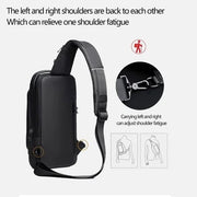 USB charging sport sling  Anti-theft shoulder bag(Buy 2 Free Shipping)