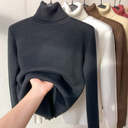 🎅New Year Sales 48% OFF🎁Winter fleece thick knitted bottoming shirt