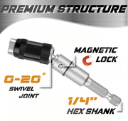 Magnetic swiveling bit tip holder🔥(Buy 2 Free 1)🔥