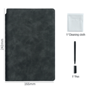 Smart Reusable Leather Notebook