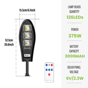 🌟 SOLAR LED LAMP 6000K