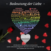 🔥Rabatt zum halben Preis🔥🔥Schöne Herzliebesmünze mit Rosen