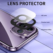Magnetic Tempered Glass Double-sided Phone Case For iPhone