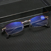 💥LAST DAY SALE 49% OFF💥Sapphire High Hardness Anti-blue Progressive Far And Near Dual-Use Reading Glasses