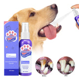 Teeth Cleaning Spray for Pet, Eliminate Bad Breath, Targets Tartar & Plaque