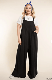 Last Day 48% OFF🔥Women's Sleeveless Wide Leg Jumpsuit with Pockets❤️