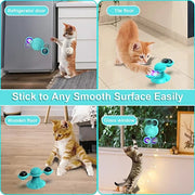 (🔥Promotion 48% OFF) Interactive Windmill Cat Toys with Catnip