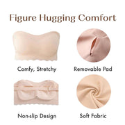 Summer Sale - Plus size Sexy Strapless Invisible Push Up Bra
