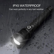 LED Rechargeable Tactical Laser Flashlight